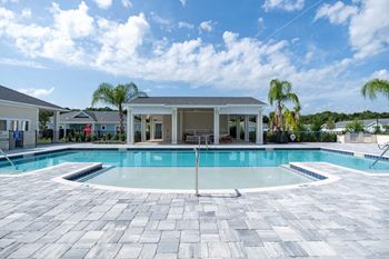 Resort-style swimming pool